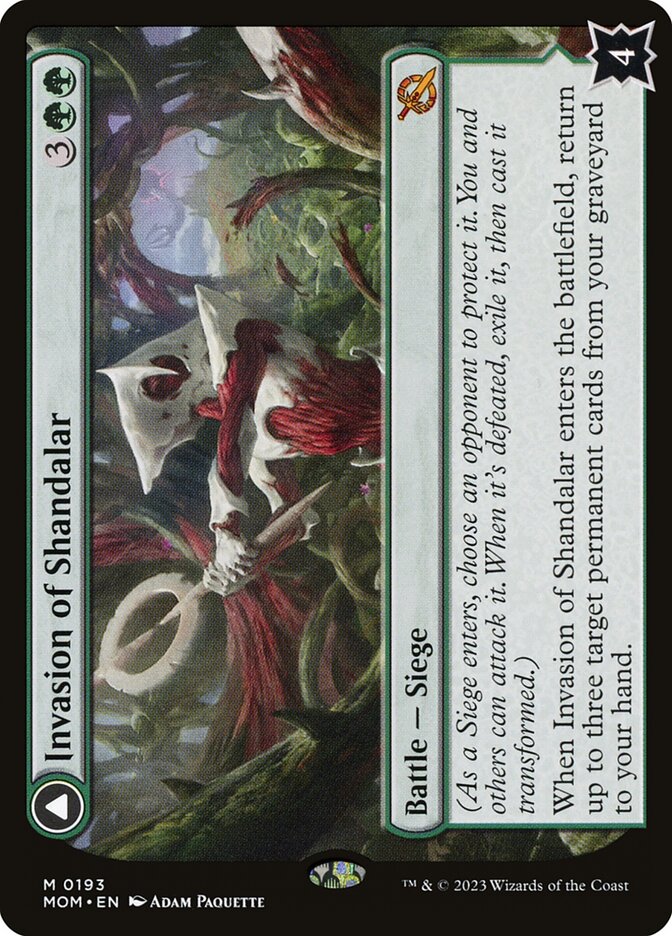 Invasion of Shandalar // Leyline Surge - (Foil): March of the Machine