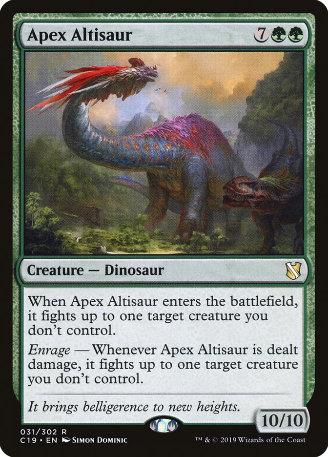 Apex Altisaur: Commander 2019