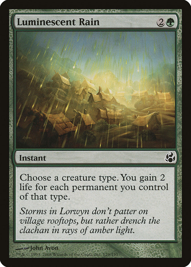 Luminescent Rain - (Foil): Morningtide