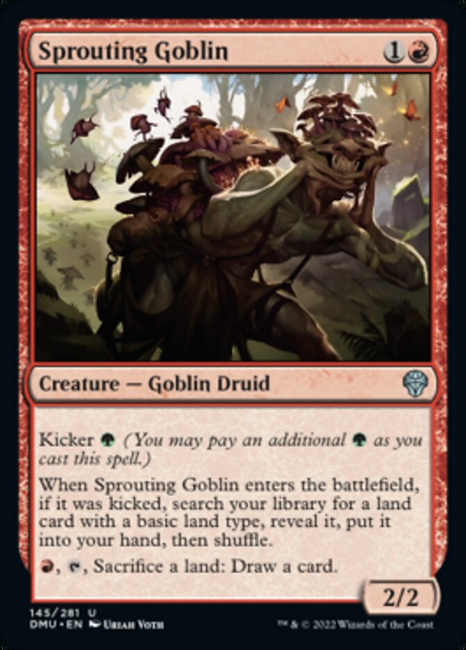 Sprouting Goblin - (Foil): Dominaria United