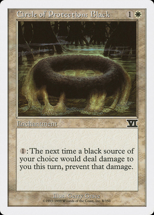 Circle of Protection: Black: Classic Sixth Edition