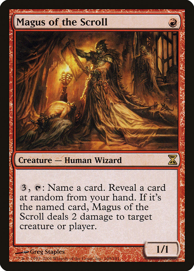 Magus of the Scroll - (Foil): Time Spiral