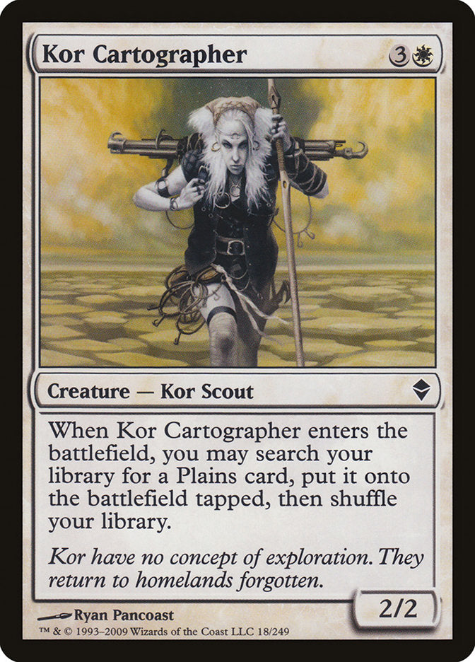 Kor Cartographer: Zendikar