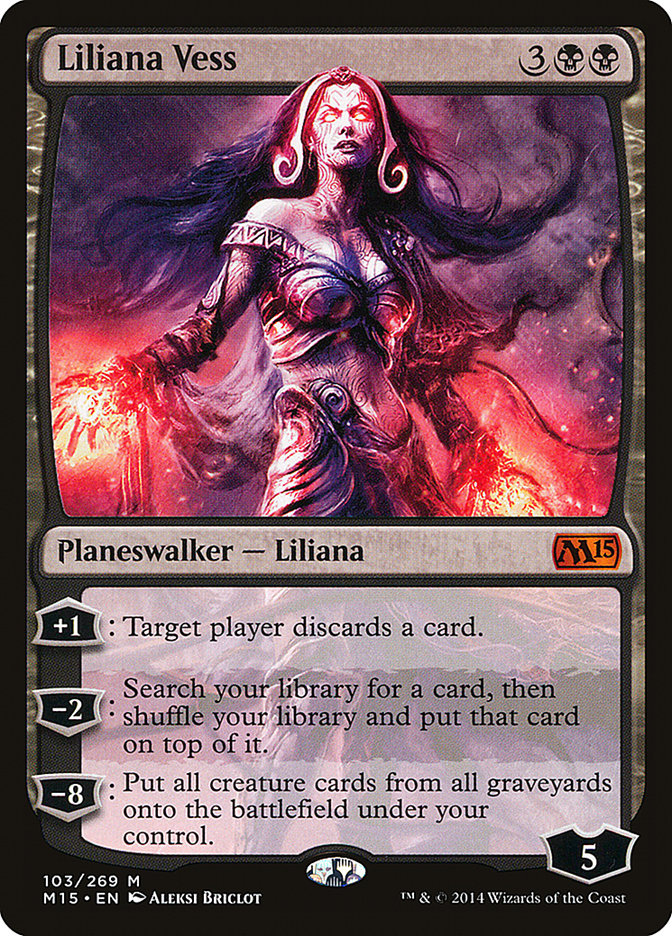 Liliana Vess - (Foil): Magic 2015