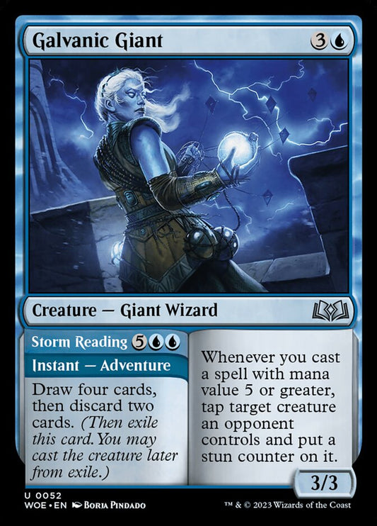 Galvanic Giant // Storm Reading: Wilds of Eldraine