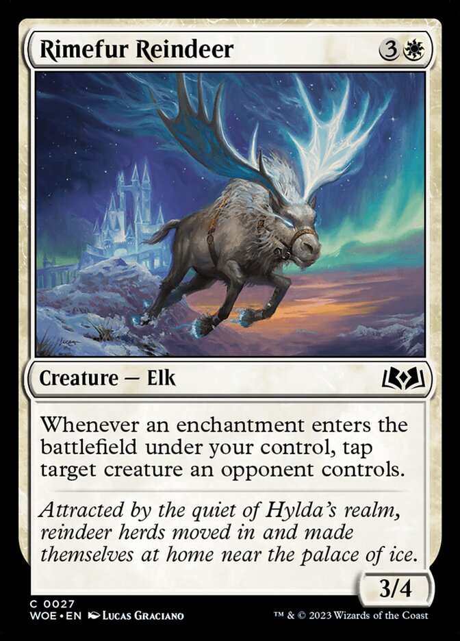 Rimefur Reindeer - (Foil): Wilds of Eldraine