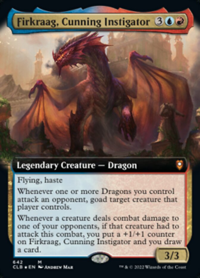 Firkraag, Cunning Instigator (Extended Art): Commander Legends: Battle for Baldur's Gate