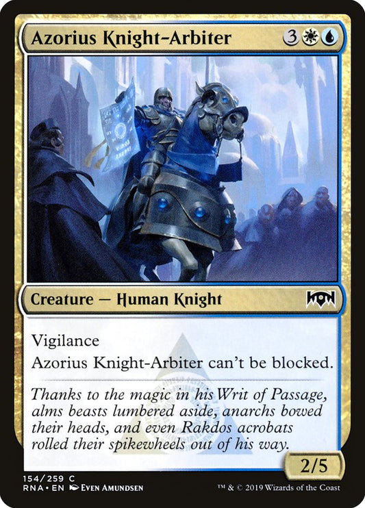Azorius Knight-Arbiter - (Foil): Ravnica Allegiance