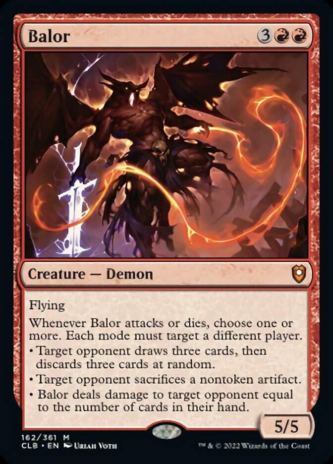 Balor - (Foil): Commander Legends: Battle for Baldur's Gate