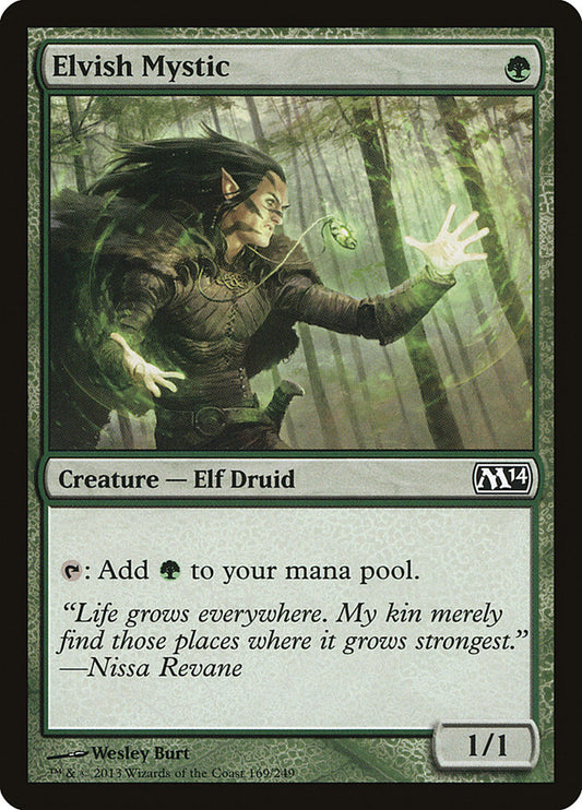 Elvish Mystic - (Foil): Magic 2014