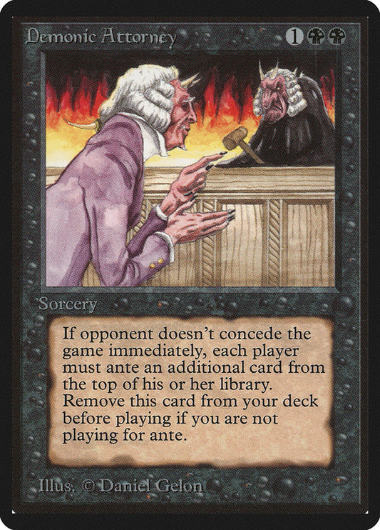 Demonic Attorney: Limited Edition Beta
