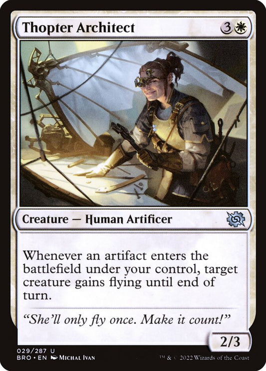 Thopter Architect - (Foil): The Brothers' War