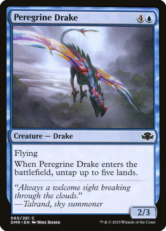 Peregrine Drake - (Foil): Dominaria Remastered