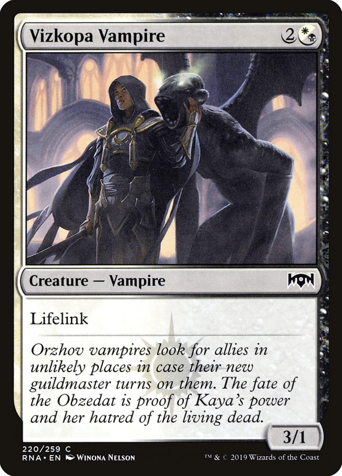 Vizkopa Vampire - (Foil): Ravnica Allegiance