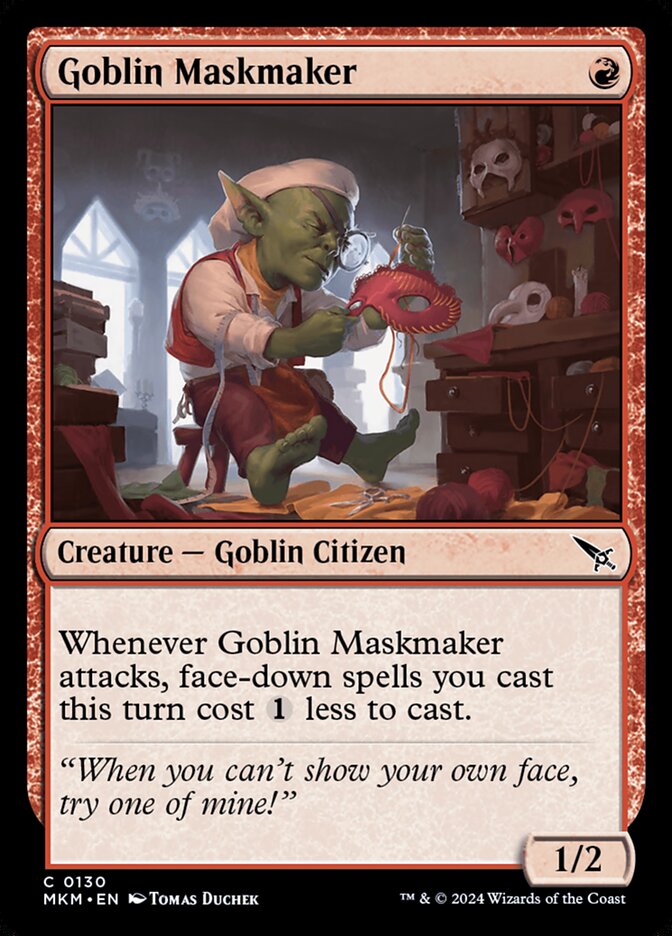 Goblin Maskmaker - (Foil): Murders at Karlov Manor