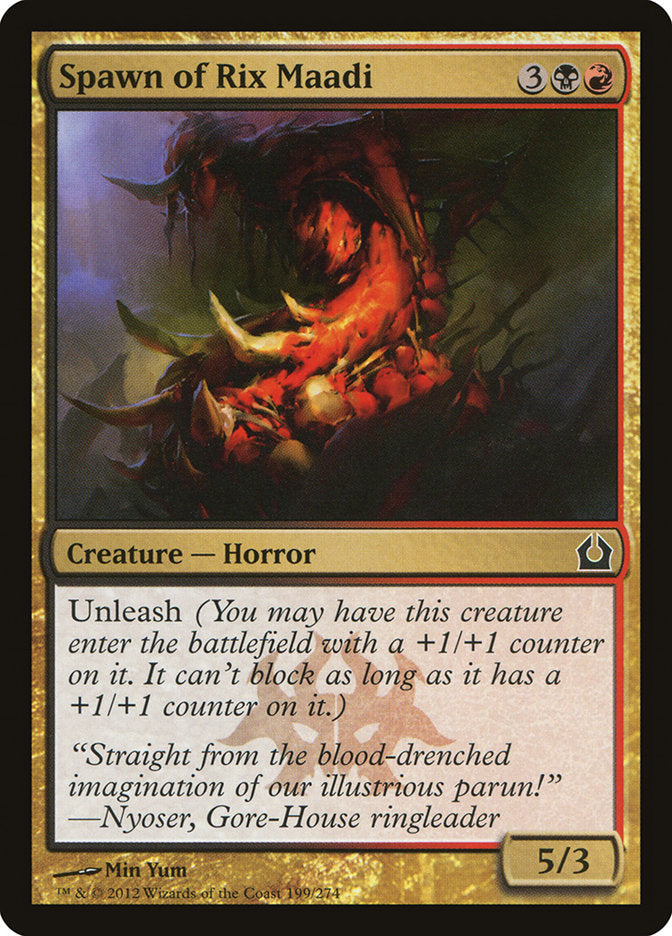 Spawn of Rix Maadi - (Foil): Return to Ravnica
