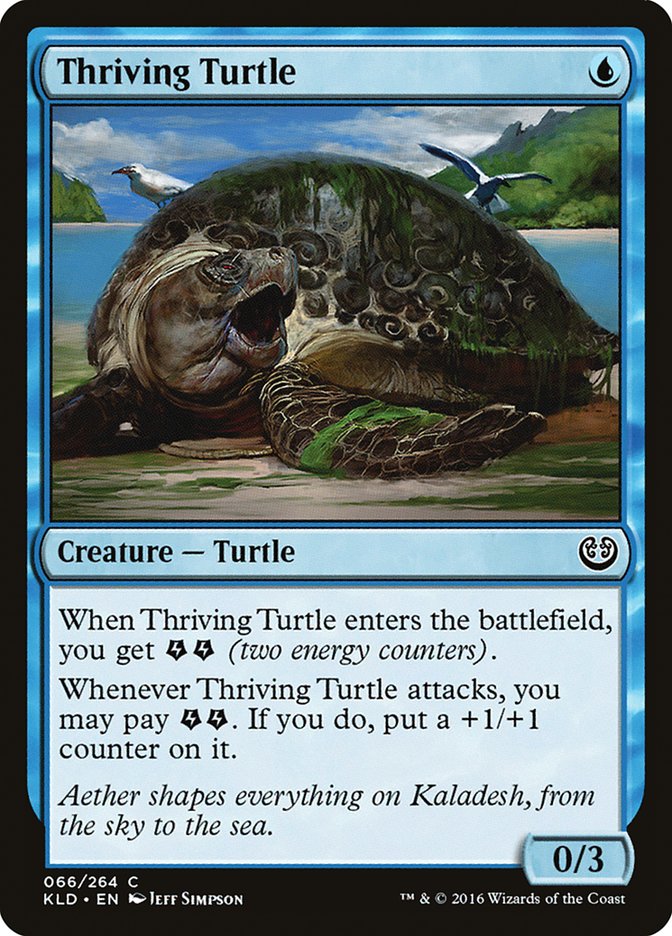 Thriving Turtle - (Foil): Kaladesh