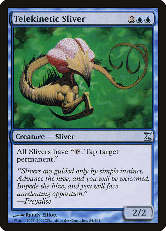 Telekinetic Sliver - (Foil): Time Spiral