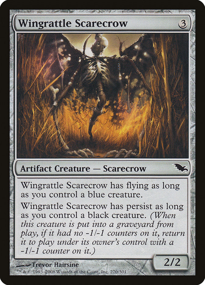 Wingrattle Scarecrow - (Foil): Shadowmoor