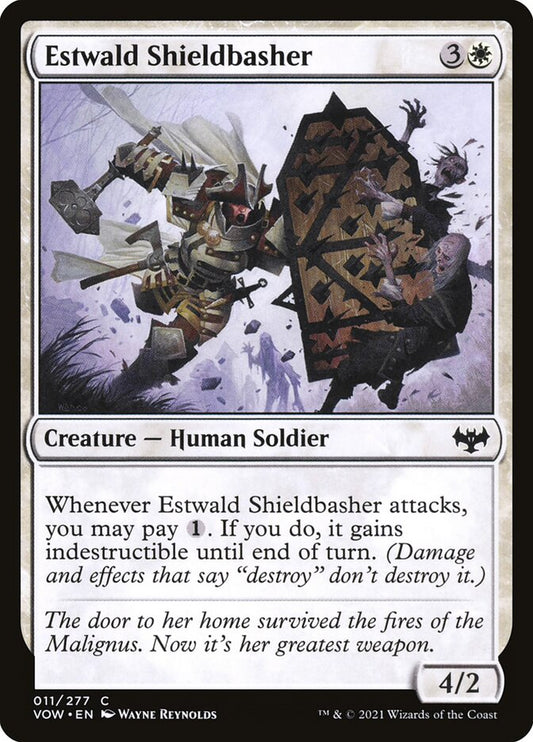 Estwald Shieldbasher - (Foil): Innistrad: Crimson Vow