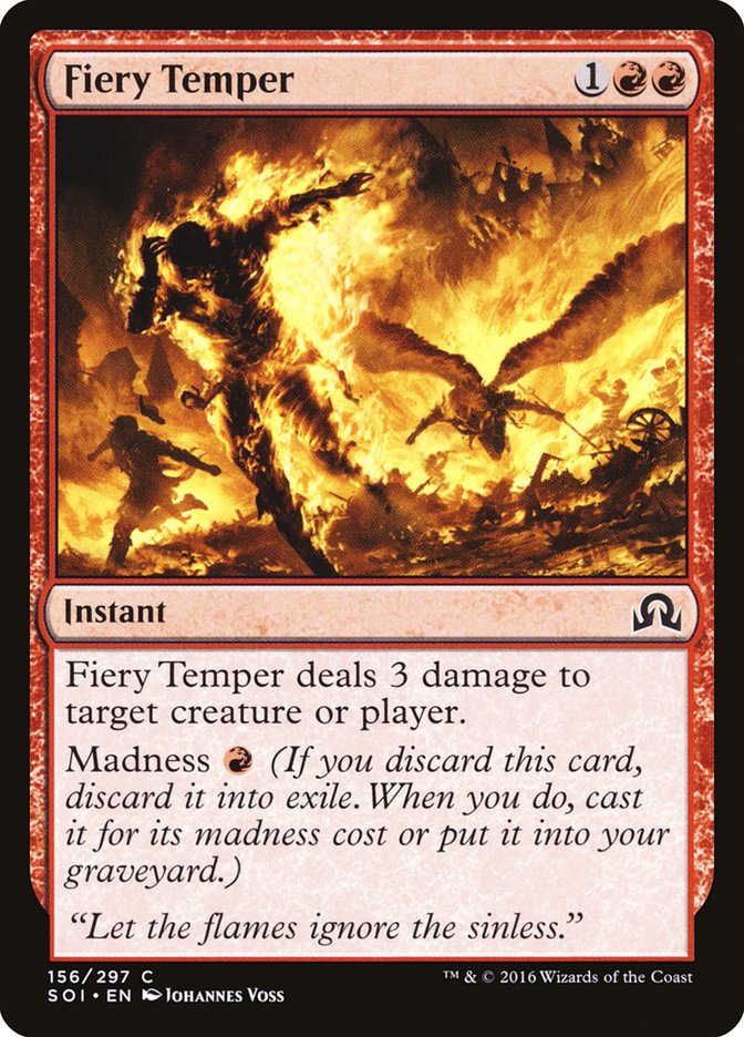 Fiery Temper - (Foil): Shadows over Innistrad