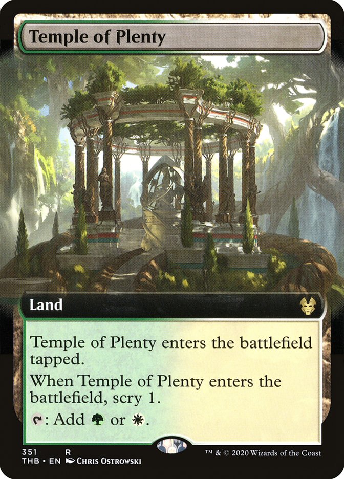 Temple of Plenty (Extended Art): Theros Beyond Death