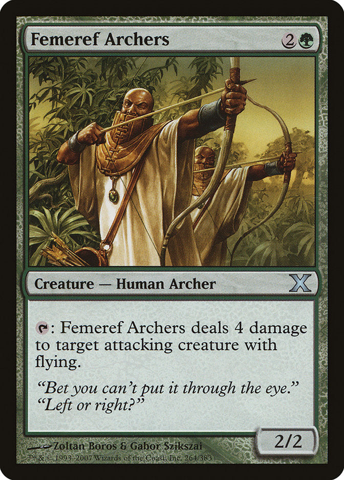 Femeref Archers - (Foil): Tenth Edition