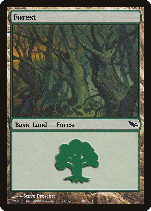 Forest (#301) - (Foil): Shadowmoor