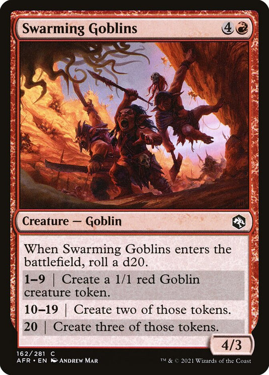 Swarming Goblins - (Foil): Adventures in the Forgotten Realms