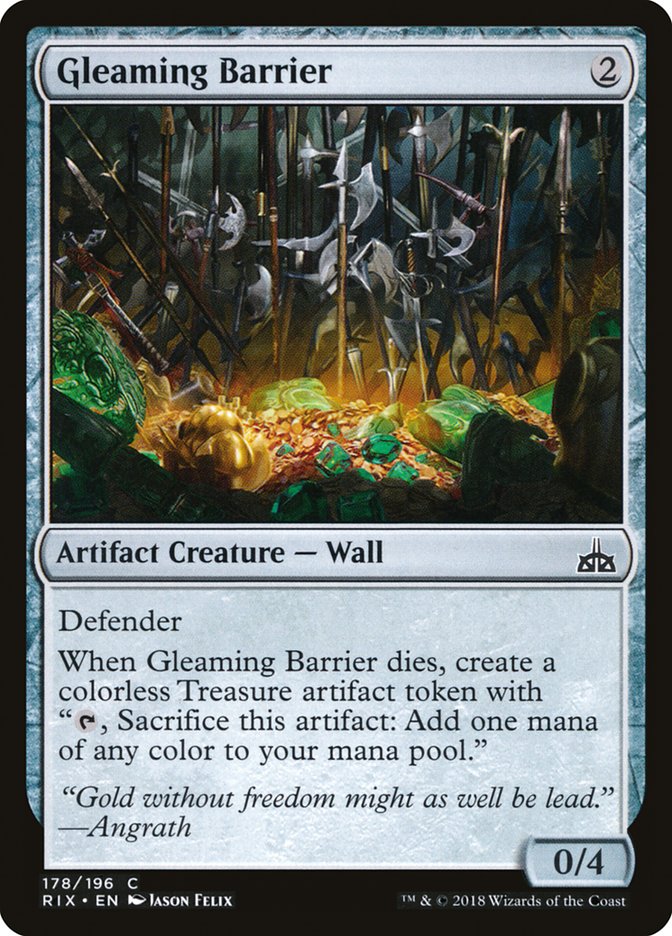 Gleaming Barrier: Rivals of Ixalan