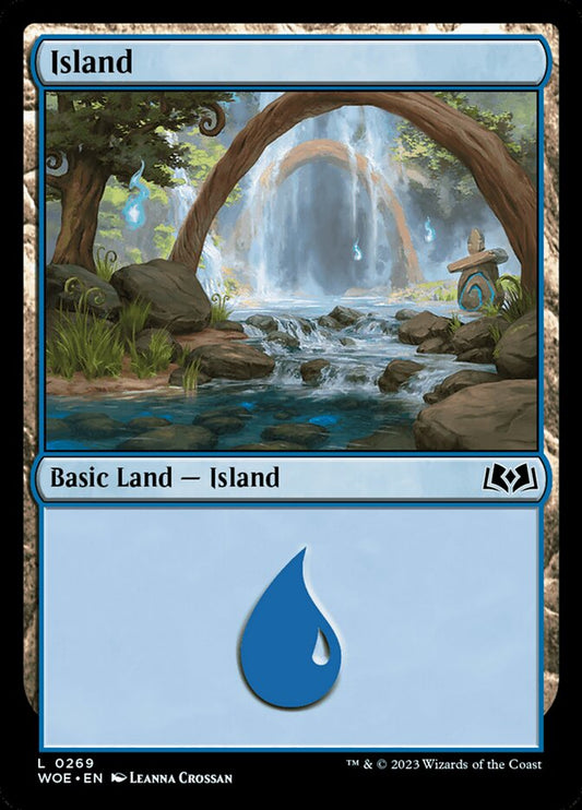 Island (#269) - (Foil): Wilds of Eldraine