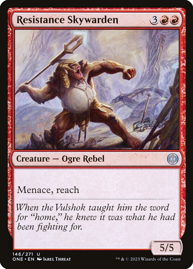 Resistance Skywarden: Phyrexia: All Will Be One