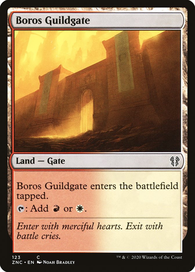 Boros Guildgate: Zendikar Rising Commander