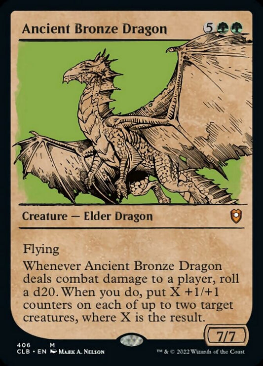 Ancient Bronze Dragon (Showcase) - (Foil): Commander Legends: Battle for Baldur's Gate