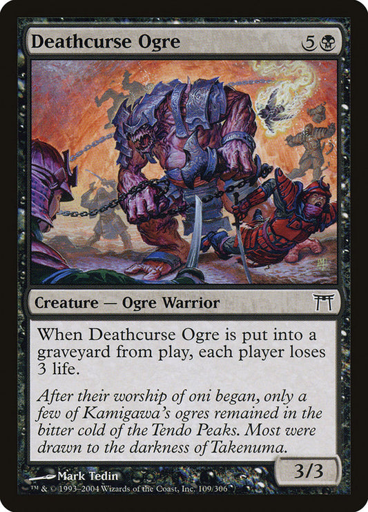 Deathcurse Ogre - (Foil): Champions of Kamigawa