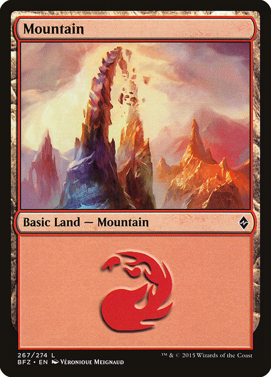 Mountain (#267) (Regular Art): Battle for Zendikar