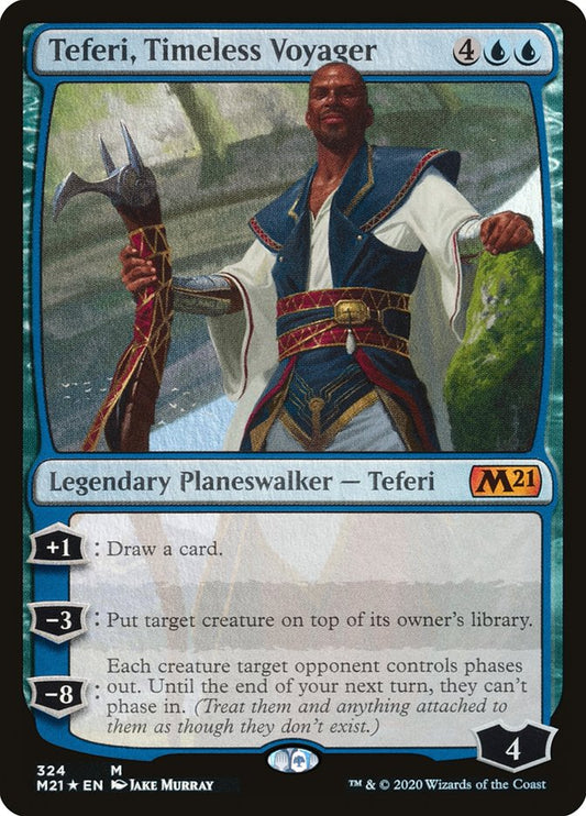 Teferi, Timeless Voyager (Planeswalker Deck) - (Foil): Core Set 2021