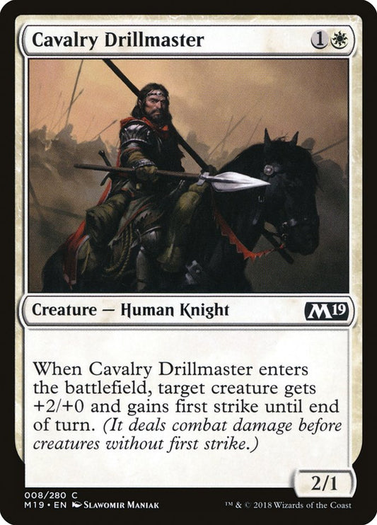Cavalry Drillmaster: Core Set 2019