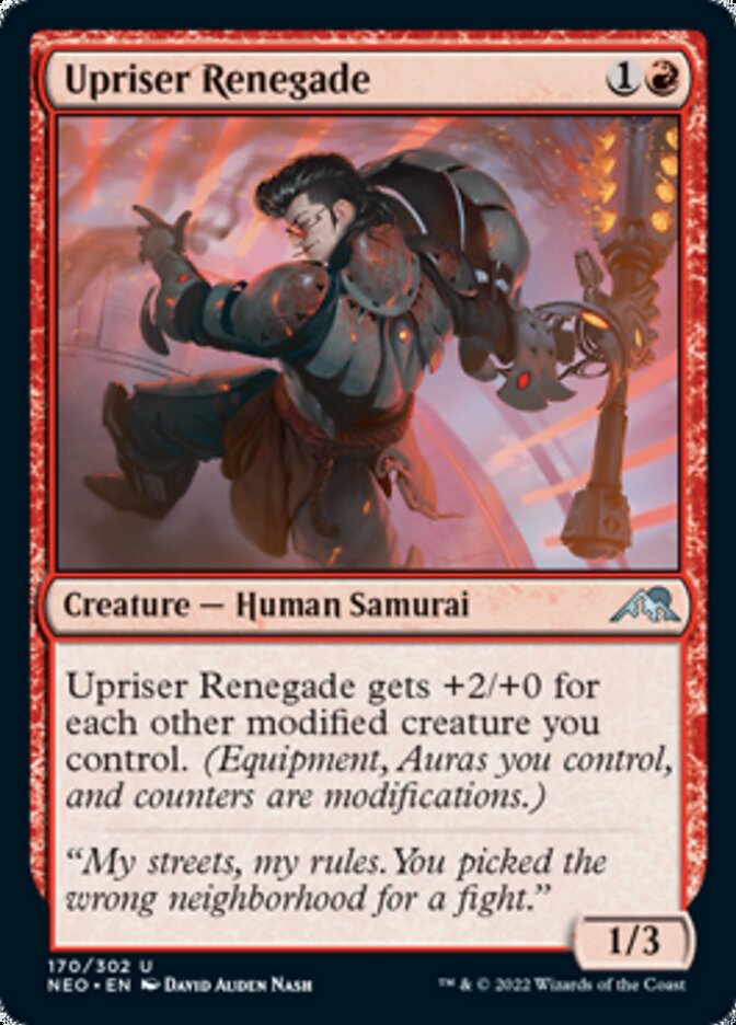 Upriser Renegade - (Foil): Kamigawa: Neon Dynasty