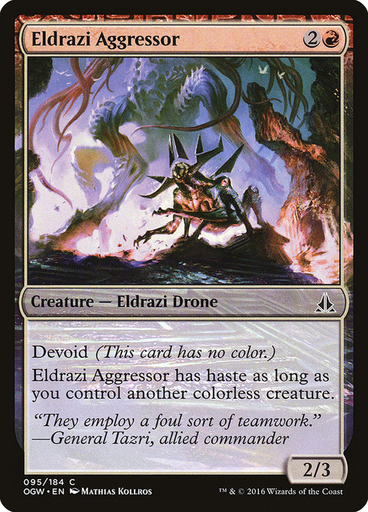 Eldrazi Aggressor - (Foil): Oath of the Gatewatch