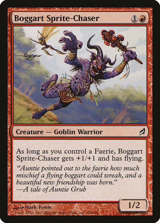Boggart Sprite-Chaser - (Foil): Lorwyn