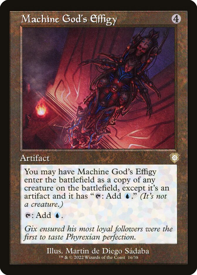 Machine God's Effigy (Retro Frame): The Brothers' War Commander