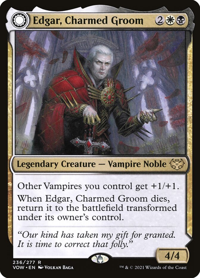 Edgar, Charmed Groom // Edgar Markov's Coffin: Innistrad: Crimson Vow