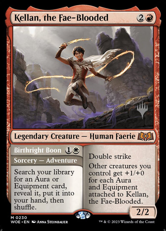 Kellan, the Fae-Blooded // Birthright Boon (Promo Pack) (Wilds of Eldraine): Wilds of Eldraine Promos