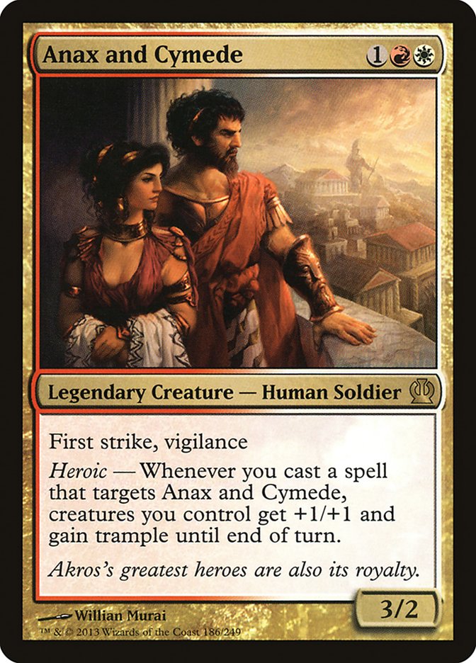 Anax and Cymede - (Foil): Theros