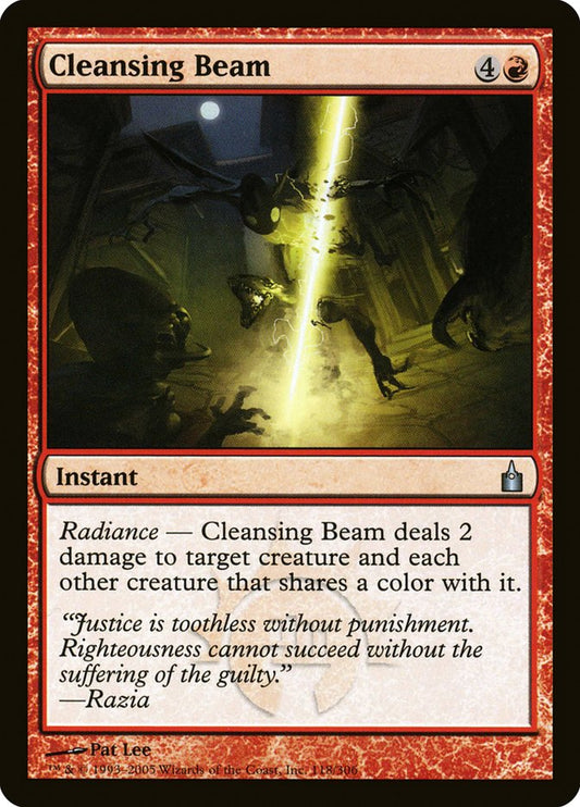 Cleansing Beam - (Foil): Ravnica: City of Guilds