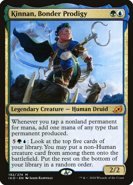 Kinnan, Bonder Prodigy - (Foil): Ikoria: Lair of Behemoths