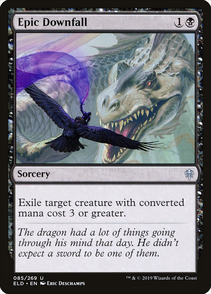 Epic Downfall - (Foil): Throne of Eldraine