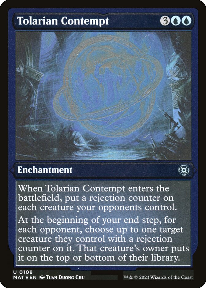 Tolarian Contempt - (Foil): March of the Machine: The Aftermath