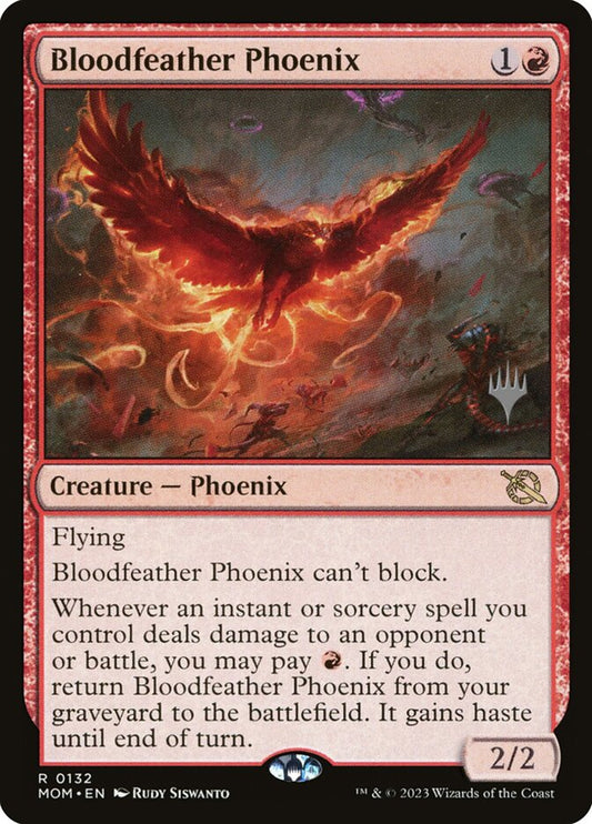 Bloodfeather Phoenix (Promo Pack) (March of the Machine): March of the Machine Promos